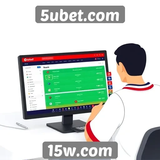 Interface e experiência do usuário no 5ubet.com